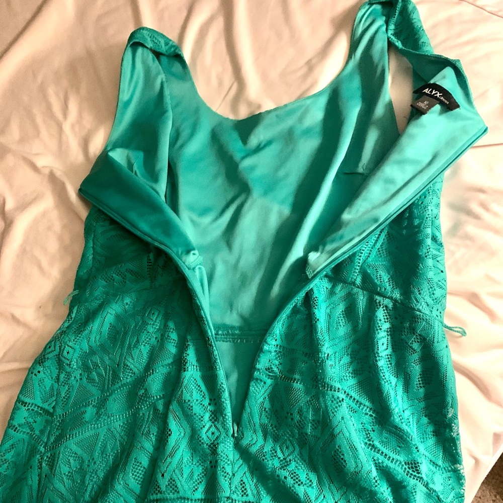 Alyx teal lace dress - Picture 7 of 7